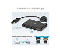 StarTechcom Adattatore multi monitor a 3 porte HDMI Hub MST da DisplayPort 1.2 a