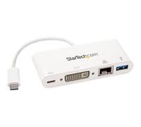 ST DKT30CDVPD - Multiport Adapter - USB C, DVI PD White
