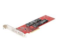 StarTechcom Adattatore PCI Express M.2 NVMe Scheda Adattatore PCIe 4.0 x8 x16 a