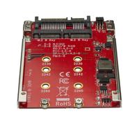 StarTechcom Adattatore per 2 Dischi SSD M.2 a SATA per alloggio da S322M225R