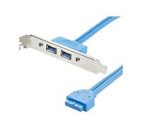 StarTechcom Adattatore piastra slot USB 3.0 A femmina 2 porte IDC USB 3.2 Gen 1
