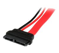 StarTechcom Adattatore slimline SATA a SATA con alimentazione 15 cm F/M 0,1524 m