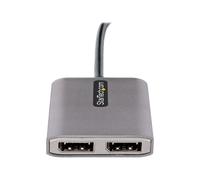 StarTechcom Adattatore USB-C a DisplayPort a 2 Porte Hub MST Doppia Porta DP 1.4