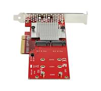 StarTechcom Adattatore X8 per due unità SSD PCIe M.2 PCIe 3.0 PCIe M.2