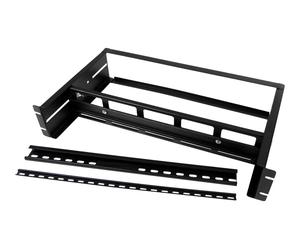 StarTechcom Adjustable Rackmount DIN Rail Kit Rackmount 2 he ADJDINKIT