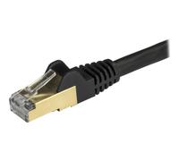 StarTechcom Black Cat6a Ethernet Cable Shielded STP Cavo 6ASPAT1MBK