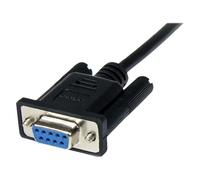 StarTechcom Black DB9 RS232 Null Modem Cable F/m Cavo SCNM9FM2MBK