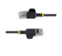 StarTechcom Black Ultra Slim Cat6A Cable Cavo Rete FTP 0,15 N6APATSTP34BKS15CM