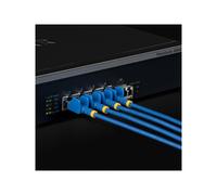 StarTechcom Black Ultra Slim CAT6a Cable Cavo Rete FTP 0,8 m N6APATSTP34BLS80CM