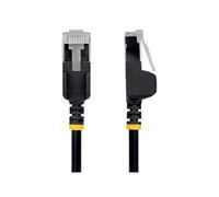 StarTechcom Black Ultra Slim Cat6A Cable Cavo Rete FTP 3 m N6APATSTP34BKS3M