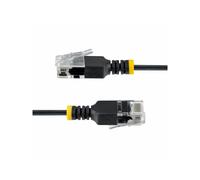 StarTechcom Black Ultra Slim CAT6a Cable Cavo Rete UTP 4 m N6APATUTP34BKS4M