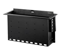 StarTech.com Box a doppio Modulo per Connettività sala Riunioni con gestione Cavi - moduli di Alimentazioni , Ricarica , A/V e Dock per PC Portatili