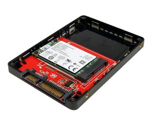 StarTechcom Box esterno adattatore da SATA a Mini SATA 2,5" SSD Argento 0 50 °C