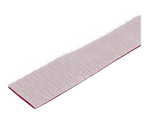 StarTechcom Cable Hook and Loop 7.6 m Red in tessuto con fissaggio a strappo per