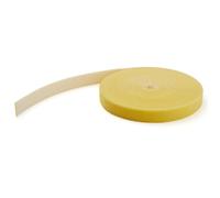 StarTechcom Cable Hook and Loop 7.6 m Yellow in tessuto con fissaggio a strappo