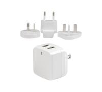 StarTechcom Caricabatterie da Muro a doppia porta x2 USB ad alta USB2PACWH