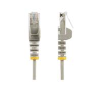 StarTech.com Cavo di Rete Ethernet Snagless CAT6 da 3m - Cavo Patch antigroviglio slim RJ45 - Grigio