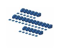 StarTechcom Cat6 Keystone Jack 24-Pack 180-Deg Rete CAT 6 C6KEYTL180BL24PK