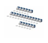 StarTechcom Cat6 Keystone Jack 24-Pack 180-Deg Rete CAT 6 C6KEYTL180WH24PK
