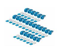 StarTechcom Cat6 Keystone Jack 24-Pack 90-Deg 110 Rete CAT 6 C6KEY110BL24PK