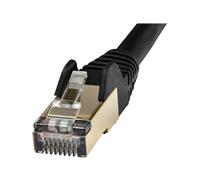 StarTechcom Cat6a Ethernet Cable 10 Gigabit Shielded 6ASPAT10MBK