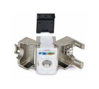 StarTechcom Cat6a Keystone Jack 10-Pack 180-Deg Rete CAT 6a C6AKEYTLSTP18010PK