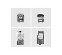 StarTechcom Cat6a Keystone Jack 10-Pack 90-Deg Rete CAT 6a C6AKEYTLSTP9010PK