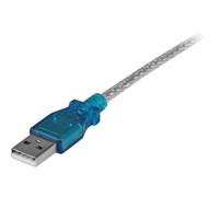 StarTechcom Cavo adattatore seriale USB a RS232 DB9 1 porta M/M Grigio 0,43 m