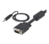 StarTech.com Cavo coassiale estensione video VGA monitor ad alta risoluzione 5 m con audio HD15 M/M