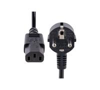 StarTech.com Cavo di alimentazione per PC da EU Schuko a C13 da 1 m, Cavo di corrente AC 250V 10A 18AWG, Cavo di ricambio con s