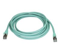 StarTechcom Cavo di Rete Ethernet Cat6a Cavo Schermato STP da 3m Turchese 3 m