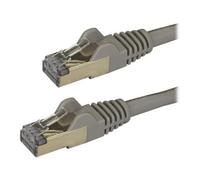 StarTechcom Cavo di Rete Ethernet Cat6a Cavo Schermato STP da 50cm Grigio 0,5 m