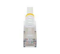 StarTechcom Cavo Ethernet CAT 6a 1,5m Bianco Cavo di rete LAN Low Smoke Zero