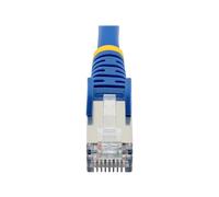 StarTech.com Cavo Ethernet CAT 6a - 1,5m - Blu - Cavo di rete LAN Low Smoke Zero Halogen LSZH - 10GbE 500MHz 100W PoE++ - Fil