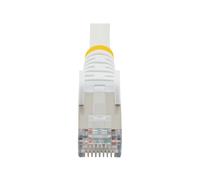 StarTechcom Cavo Ethernet CAT 6a 10m Bianco Cavo di rete LAN Low Smoke Zero