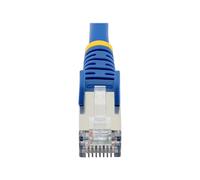 StarTech.com Cavo Ethernet Cat 6a - 1m - Blu - Cavo di Rete LAN Low Smoke Zero H