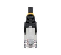 StarTechcom Cavo Ethernet CAT 6a 3m Nero Cavo di rete LAN Low Smoke Zero Halogen