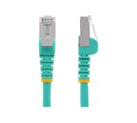 StarTech.com Cavo Ethernet CAT 6a - 7,5m - Acqua - Cavo di rete LAN Low Smoke Zero Halogen (LSZH) - 10GbE 500MHz 100W PoE++ - Cavo patch schermato S/FTP RJ45 antigroviglio (NLAQ-750-CAT6A-PATCH)