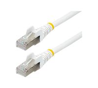 StarTechcom Cavo Ethernet CAT 6a 7,5m Bianco Cavo di rete LAN Low Smoke Zero