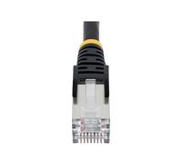 StarTechcom Cavo Ethernet CAT 6a 7,5m Nero Cavo di rete LAN Low Smoke Zero