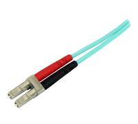 StarTechcom Cavo patch duplex LSZH fibra multimod. 50/125 2 m 10 Gb Aqua LC-SC 2