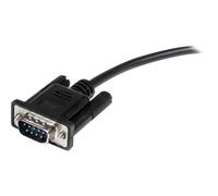 StarTechcom Cavo seriale diretto RS232 DB9 nero 2m M/F Nero MXT1002MBK