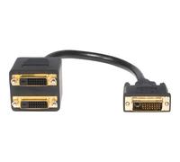 StarTechcom Cavo splitter video digitiale DVI-D a 2 DVI-D da 30 cm M/F 0,3 m