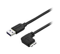 ST USB3AU50CMRS - Cavo USB 3.0, da connettore A a connettore Micro B, 0,5 m, angol