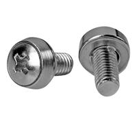 StarTechcom Confezione da 100 viti di montaggio per armadi CABSCREWSM62