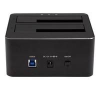 StarTechcom Docking Station a Doppio Bay SATA per 2x 2,5/3,5" SATA SSD/HDD USB