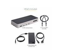 StarTechcom Docking station USB-C per Tre Monitor Dock USB C Triplo HDMI/DP 4K