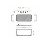 StarTechcom Docking station USB-C per Tre Monitor Dock USB C Triplo HDMI/DP 4K