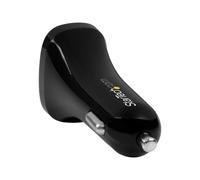 StarTechcom Dual-Port USB Car Charger 24W Caricabatteria USB2PCARBKS
