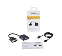 ST DVI2VGAE - Active adapter DVI-D male > VGA female, USB micro-B